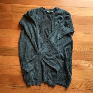 Gray Hollister Cardigan